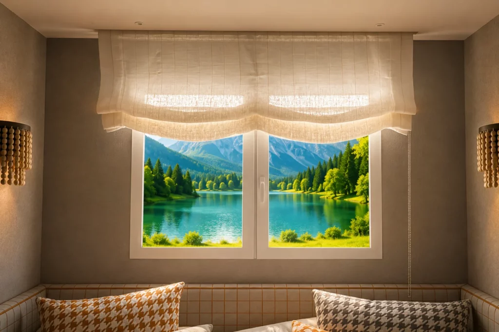 ventana-solar-doble-hoja-cortina-encendida-detalle-frontal-grafica